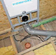 Vorwandinstallation Spülkasten WC