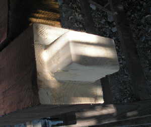 Zapfenverindung Carport