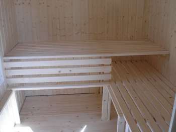 Saunabänke bauen