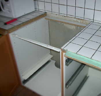 Unterschrank für den Einbauherd
