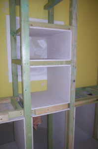 Schrank aus Fermacell