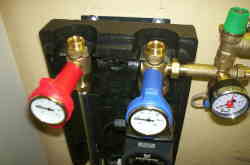 Ansicht der Pumpengruppe 
