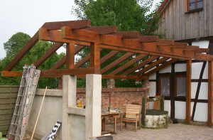 Konstrtuktion Terrassendach