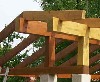 Sparren Terrassendach