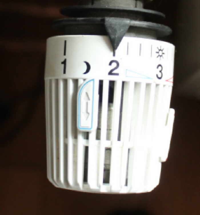 Thermostat in der Nacht