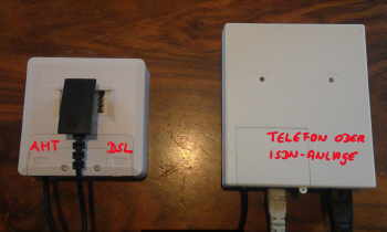 Anschluss Splitter NTBA